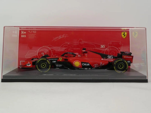 Ferrari F1 SF-23 #16 Saison 2023 Charles Leclerc 1/18 BBURAGO 18-16820-LE-VITRINE
