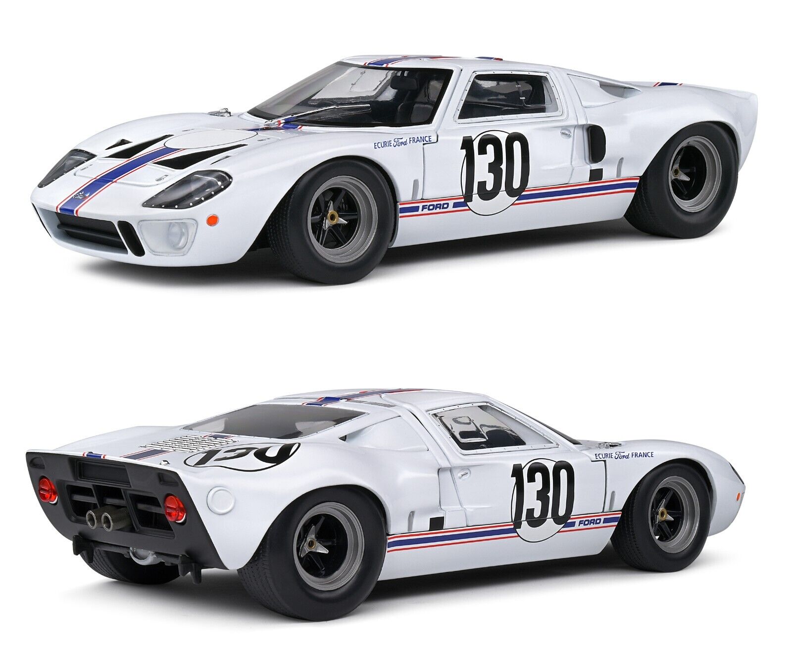 SOLIDO Ford GT40 Mk1 Blanche #130 Greder / Giorgi Targa Florio 1967 1/18 S1803009 SOLIDO Ford GT40 Mk1 Blanche #130 Greder / Giorgi Targa Florio 1967 1/18 S1803009