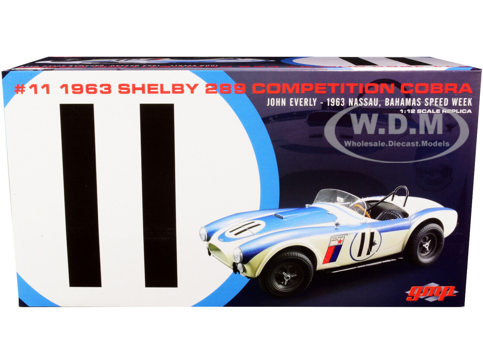 Shelby 289 Competition Cobra CSX2011 – 1/12 GMP 12803 – Bahamas Speed Week 1963 – Limited Edition - Foto 1