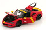 Ferrari SF90 Stradale Hybrid 1000hp #50 24h Le Mans Livery 1/18 BBURAGO 18-16035