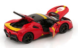 Ferrari SF90 Stradale Hybrid 1000hp #50 24h Le Mans Livery 1/18 BBURAGO 18-16035