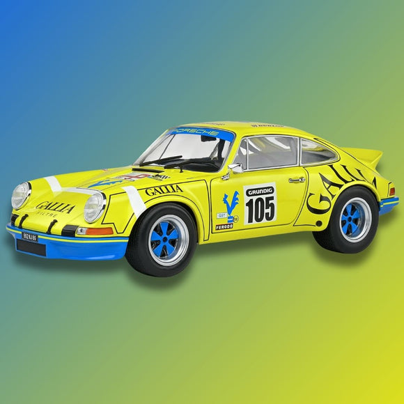 Porsche 911 RSR Yellow Tour de France Automobile 1973 1/18 SOLIDO S1801118