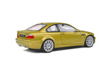 BMW M3 E46 Coupé Phenix Yellow 2000 1/18 SOLIDO S1806501