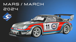 Porsche RWB Bodykit Martini Grey 2020 1/18 SOLIDO S1808502