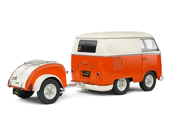 Volkswagen Kool Kombi Orange & White 1950 1/18 SOLIDO S1810902