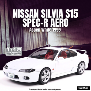 Nissan Silvia S18 Spec-R Aero Aspen White 1999 1/18 SOLIDO S1812201