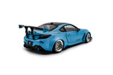 Toyota GR86 LBWK Body Kit Baby Blue 2024 1/18 SOLIDO S1813601