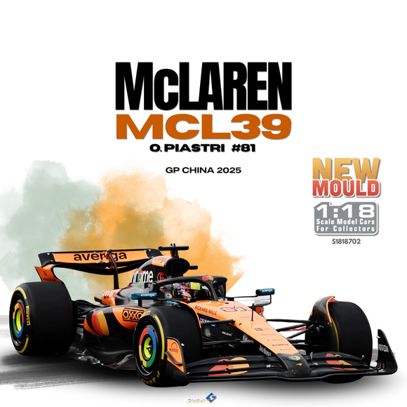 [ Pré-commande ] McLaren MCL39 #81 Piastri GP China 2025 1/18 SOLIDO S1818702