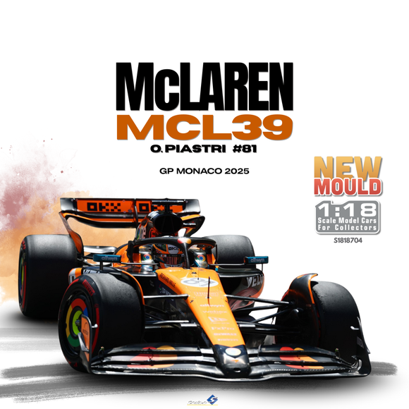 [ Pré-commande ] McLaren MCL39 #81 Piastri GP Monaco 2025 1/18 SOLIDO S1818704