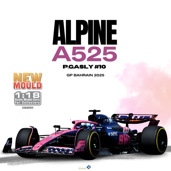 [ Pré-commande ] Alpine A525 #10 Gasly GP Bahrain 2025 1/18 SOLIDO S1818901