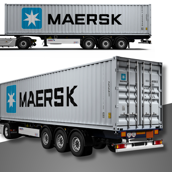 Remorque Container Trailer Maersk Grey 1/24 SOLIDO S2400505