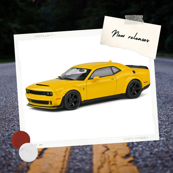 Dodge Challenger Yellow 1/43 SOLIDO S4310308