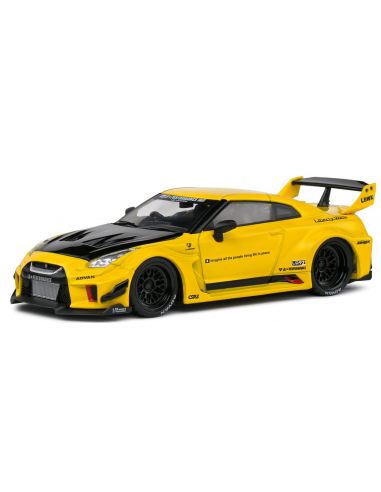 Nissan GT-R R35 LBWK Silhouette Yellow 2019 1/43 SOLIDO S4311206