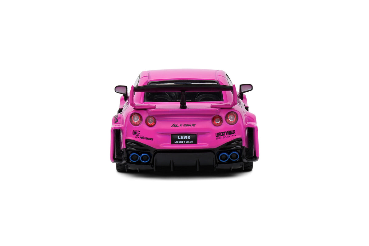Nissan GT-R R35 LBWK Silhouette Pink 1/43 SOLIDO S4311210 – MaMiniature.fr