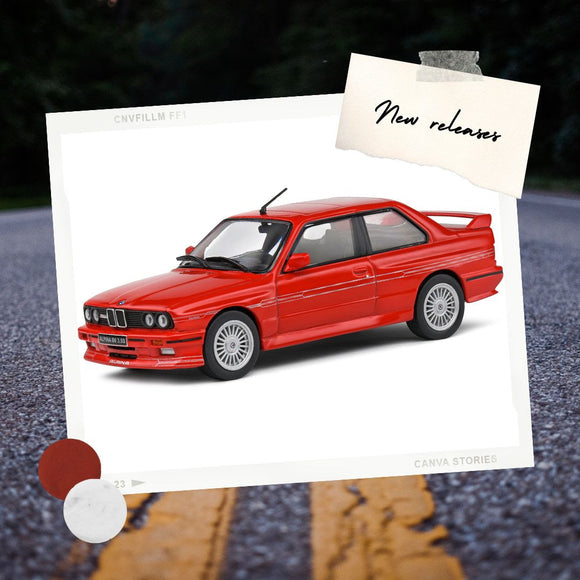 BMW Alpina E30 B6 Red 1990 1/43 SOLIDO S4312003