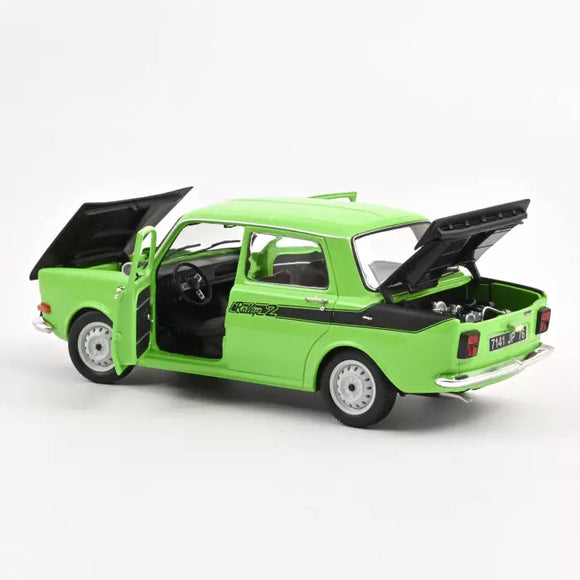 Simca 1000 Rallye 2 1976 Vert Racing 1/18 NOREV 185715