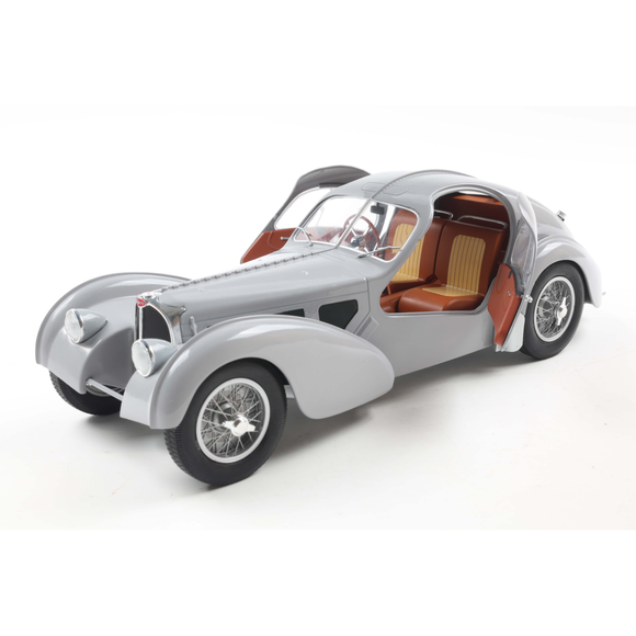 [ Pré-commande ] Bugatti Atlantic Type 57 SC Mat Silver 1937 1/18 SOLIDO S1802106