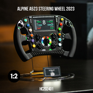 Volant Alpine A523 F1 2023 1/2 HC MODELS HC202401
