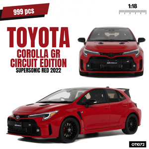 Toyota Corolla GR Circuit Edition Supersonic Red 2022 1/18 OTTOMOBILE OT1072