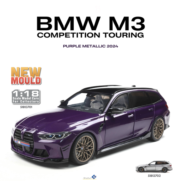 [ Pré-commande ] BMW M3 (G81) Touring With Performance Parts Grey 2024 1/18 SOLIDO S1813702