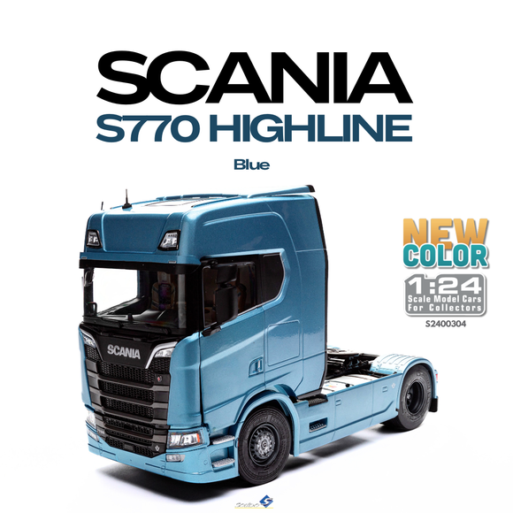 Scania S770 Highline Blue 1/24 SOLIDO S2400304