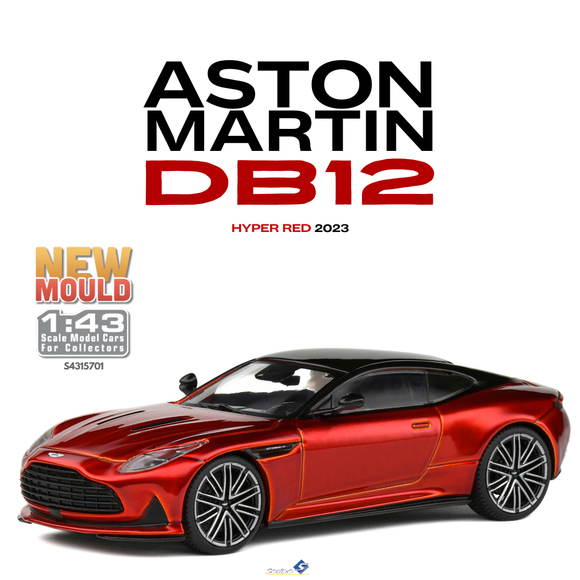 Aston Martin DB12 Red 2023 1/43 SOLIDO S4315701