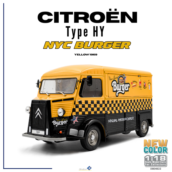[ Pré-commande ] Citroën HY NYC Burger 1969 1/18 SOLIDO S1804822