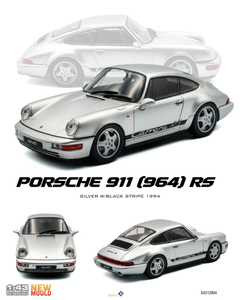 [ Pré-commande ] Porsche 911 (964) RS Silver 1994 1/43 SOLIDO S4312904