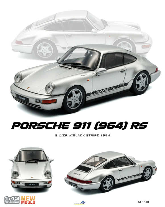 [ Pré-commande ] Porsche 911 (964) RS Silver 1994 1/43 SOLIDO S4312904