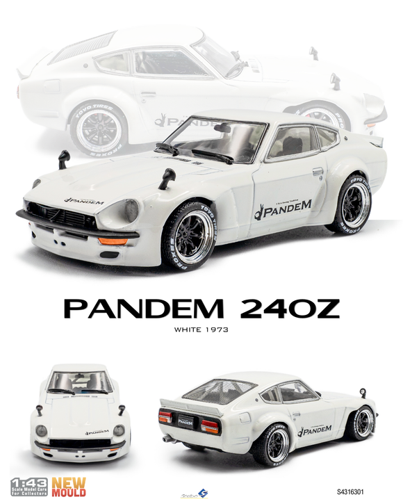 [ Pré-commande ] Nissan Pandem 240Z White 1973 1/43 SOLIDO S4316301