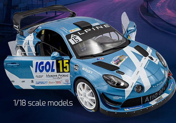 [ Pré-commande ] Alpine A110 RGT #15 Rallye du Mont Blanc 2024 1/18 SOLIDO S1801631