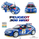 Peugeot 306 Maxi #2 Rallye de Avilès 1997 1/18 SOLIDO S1808309