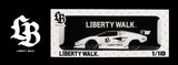 Lamborghini Countach LB Works White 2023 1/18 GT SPIRIT Z356-WH