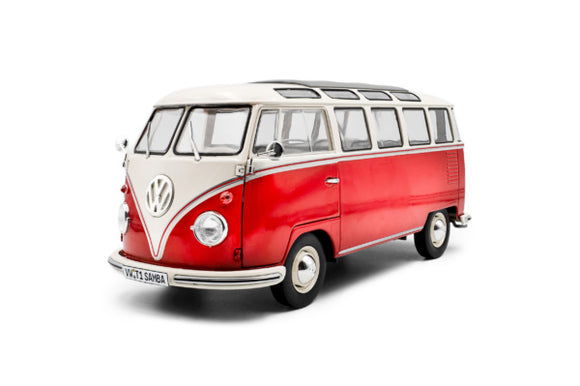 VW Combi T1 Samba Red 1962 1/18 SOLIDO S1813402