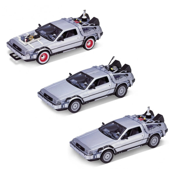 Pack Set Delorean Back To The Future 1/24 WELLY WE22400