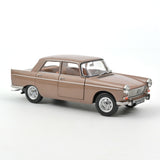 Peugeot 404 1965 Brown Metallic + Caravane Hénon 1/18 NOREV 184837