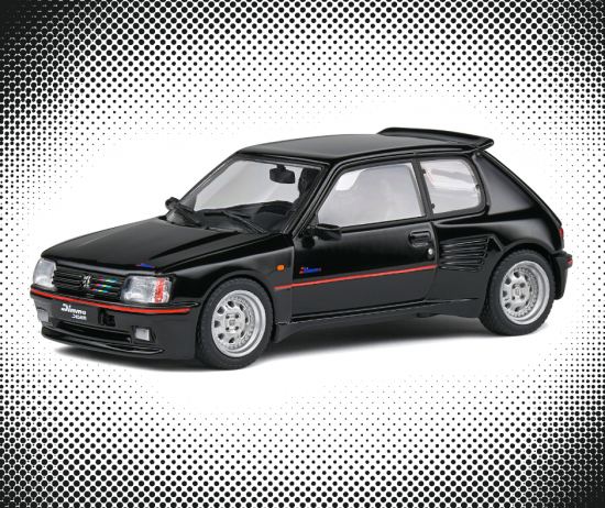 Peugeot 205 Dimma Black 1/43 SOLIDO S4310802