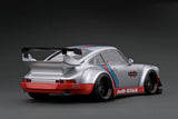 Porsche RWB 930 Silver/Red 1/18 IGNITION IG2478