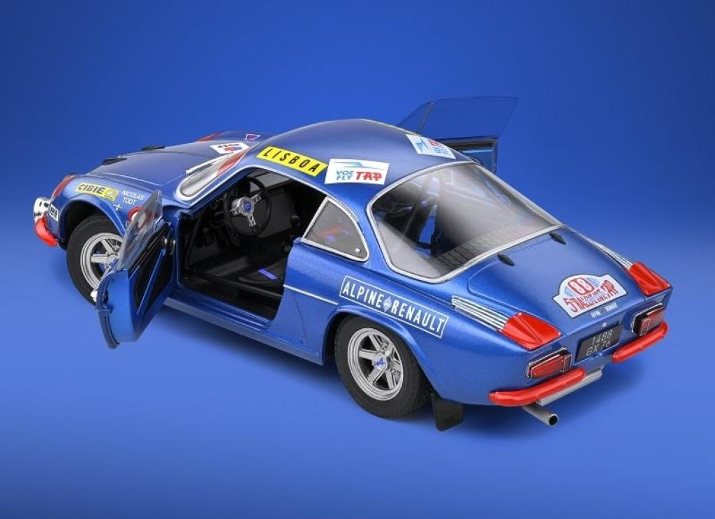 Miniature Solido 1/18 – Renault Alpine A110 1600S N°88 – Vainqueur Rallye Portugal 1971