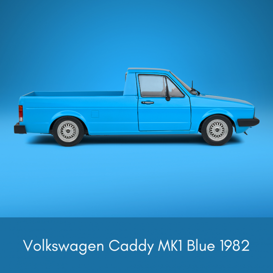 VW Caddy Mk1 Blue 1/18 SOLIDO S1803509