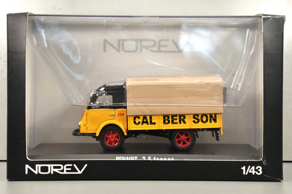 Camion Renault Galion 2,5 Tonnes Laitier Bleu - NOREV 1/43 - Collection Sous Plexi
