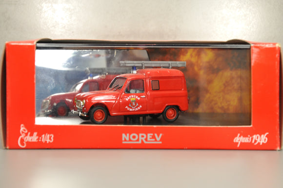 Renault 4 Fourgonnette F4 1965 Pompiers 1/43 NOREV