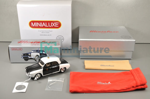 Coffret Renault Dauphine Police 1/43 MINIALUXE