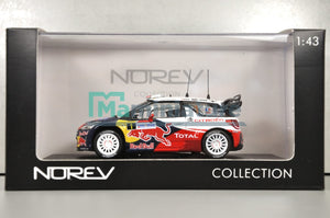 Citroën DS3 WRC Loeb Rallye France 1/43 NOREV