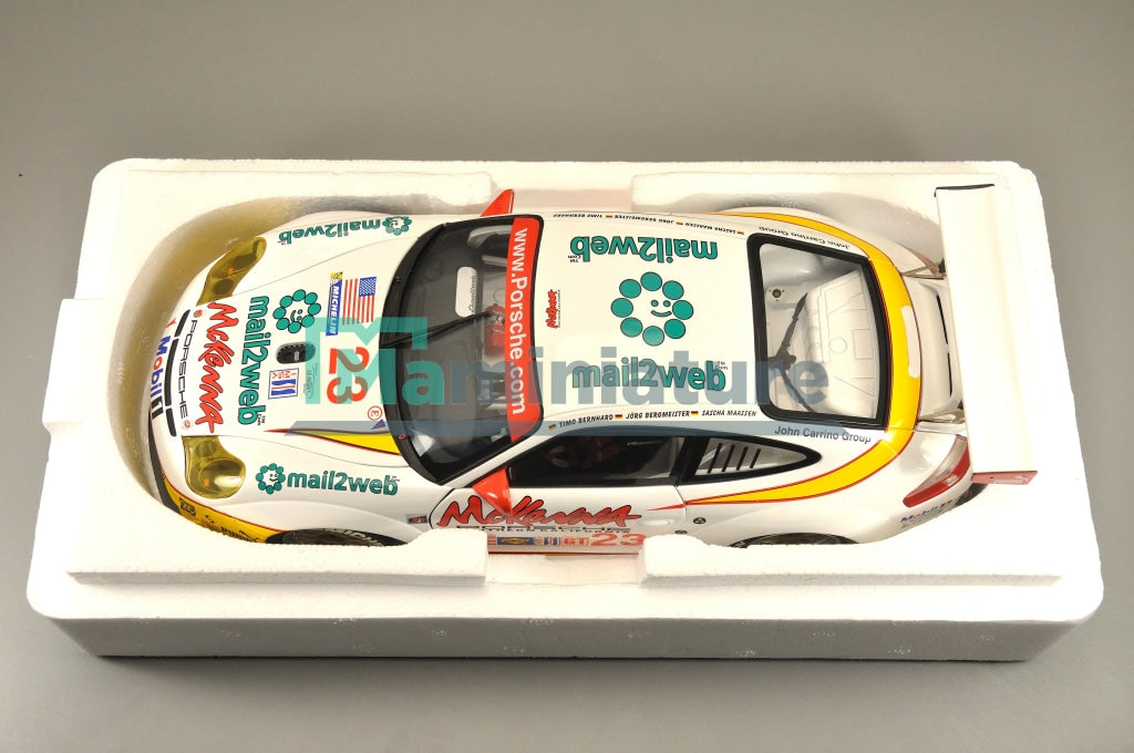 OCCASION ] Porsche 911 GT3 RSR 12H SEBRING 2004 1/18 MINICHAMPS