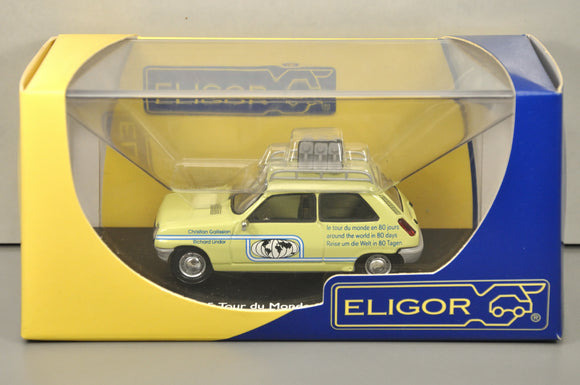renault 5 r5 tour du monde 80 jours 1/43 eligor