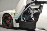 Ferrari FXX Edition White 1/18 HOTWHEELS ELITE -8