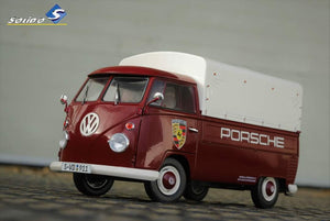 Volkswagen Combi T1 Pick-Up Porsche Service Red 1950 1/18 SOLIDO S1806707