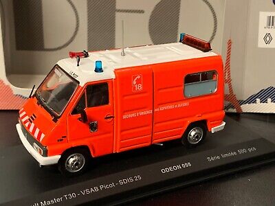 RENAULT MASTER TYPE 2 GIFA VSAB 2007 Pompiers alerte 1/43 sur la RENAULT MASTER TYPE 2 GIFA VSAB 2007 Pompiers alerte 1/43 sur la