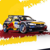 Peugeot 306 Maxi Black Rallye du Mont Blanc 2021 1/18 SOLIDO S1808301
